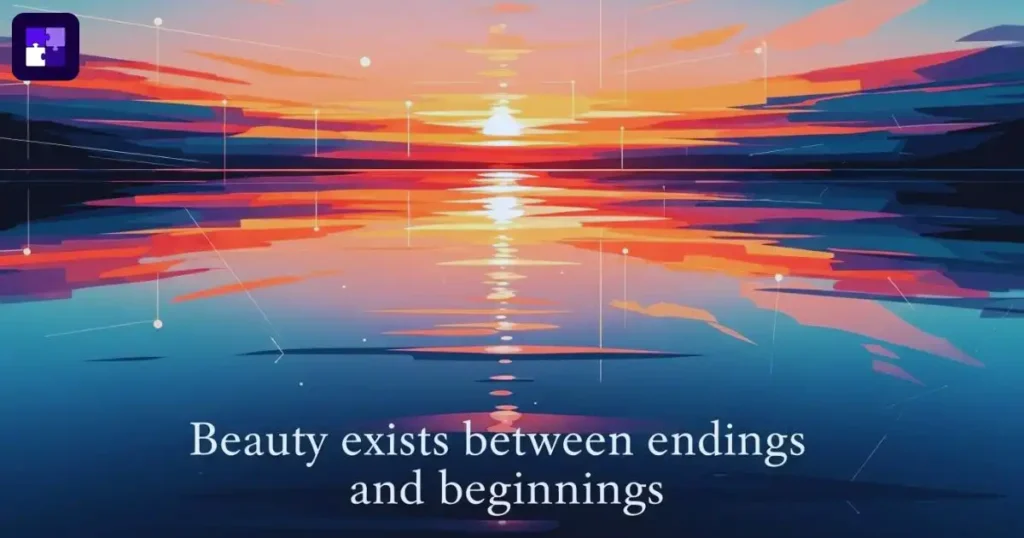 Aesthetic Sunset Captions