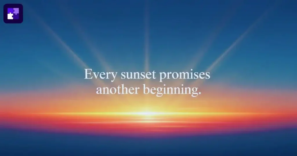 Beautiful Sunset Quotes