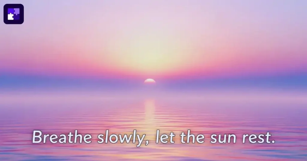 Calm Sunset Quotes