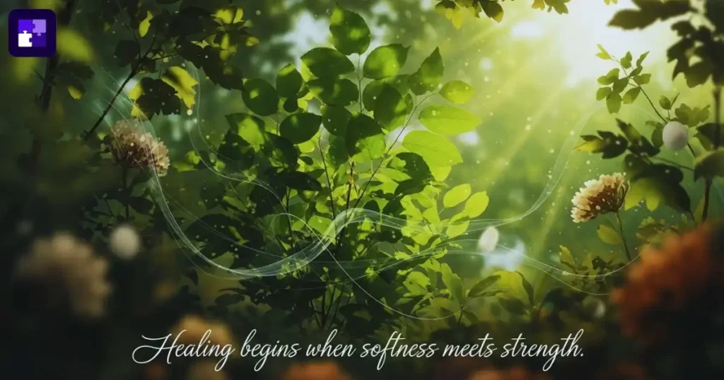 Healing Flower Sayings for Emotional Strength