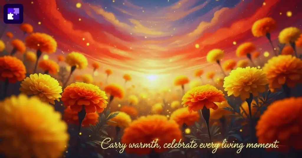 Marigold Quotes About Warmth