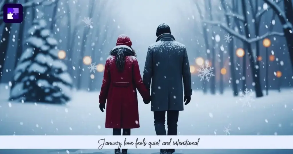Romantic January Quotes Love