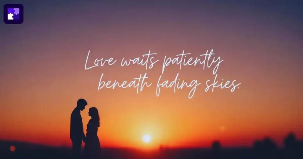 Romantic Sunset Quotes About Love