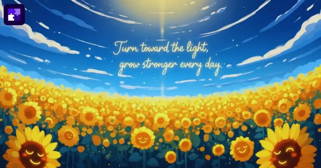 Sunflower Quotes About Positivity