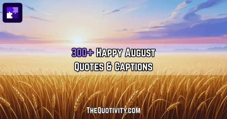 August Quotes