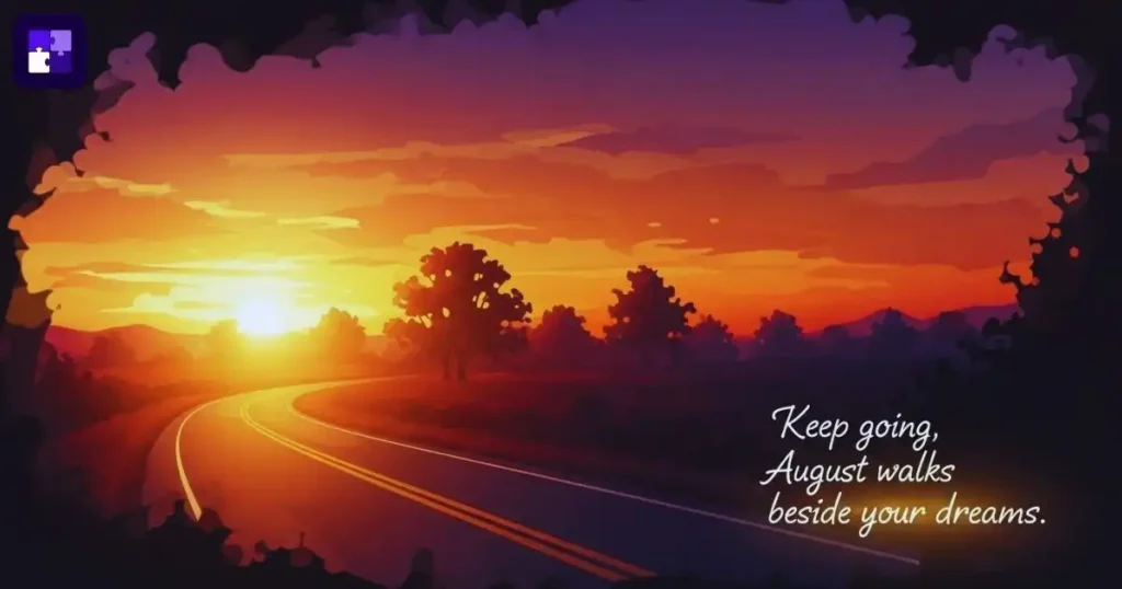 Encouraging August Sayings