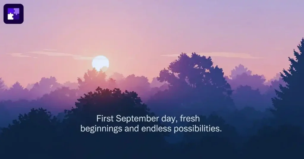 First day of September quotes
