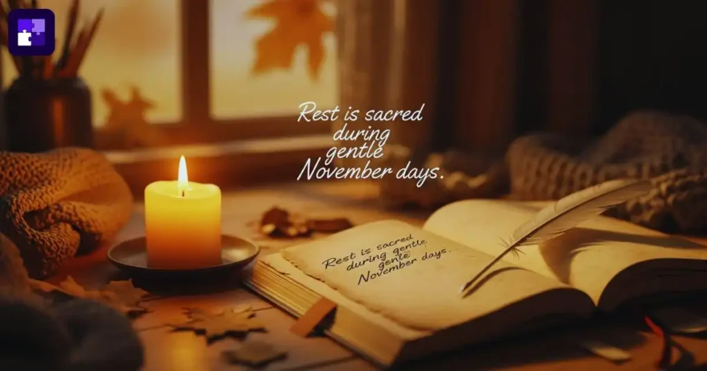 Gentle November Blessings