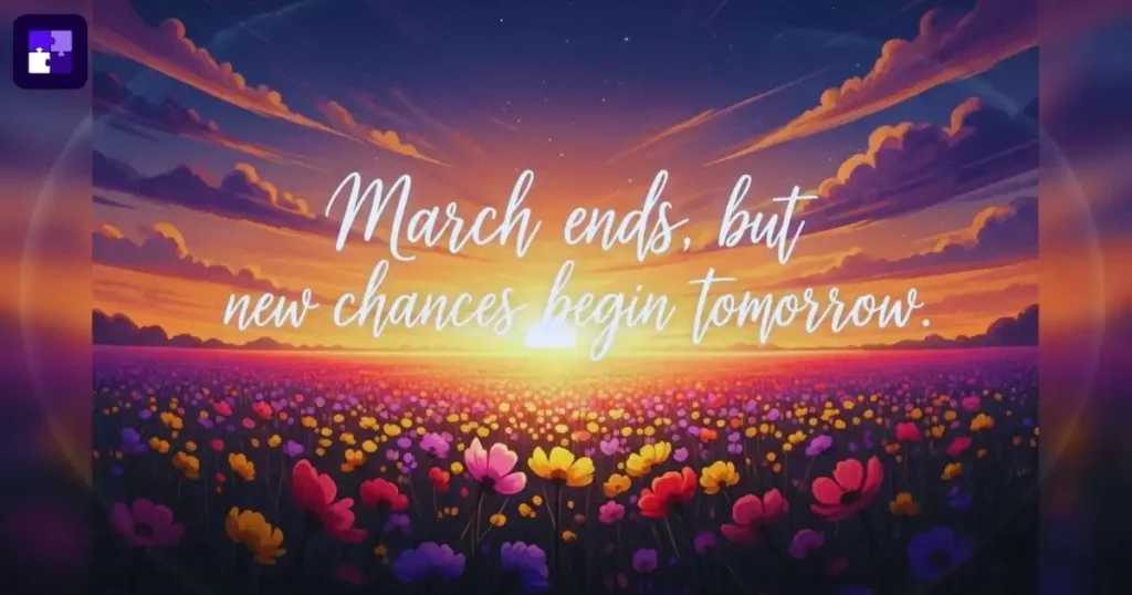 Last Day of March Quotes
