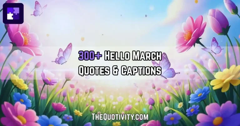 March Quotes