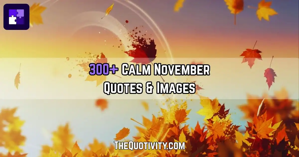 November Quotes