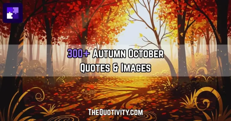 October Quotes