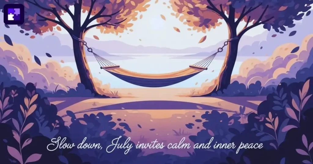 Peaceful July Quotes