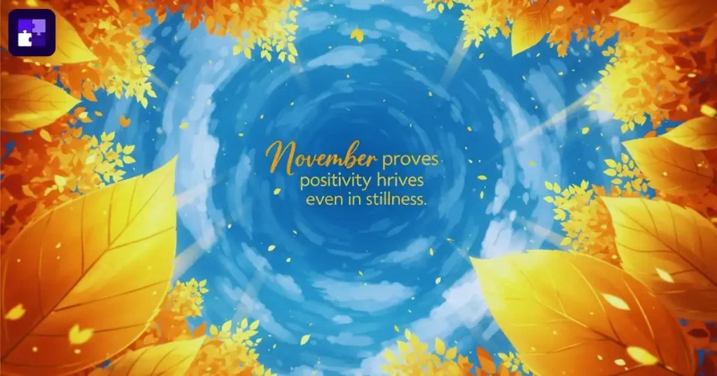 Positive November Quotes