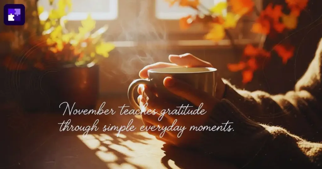 Thankful November Quotes