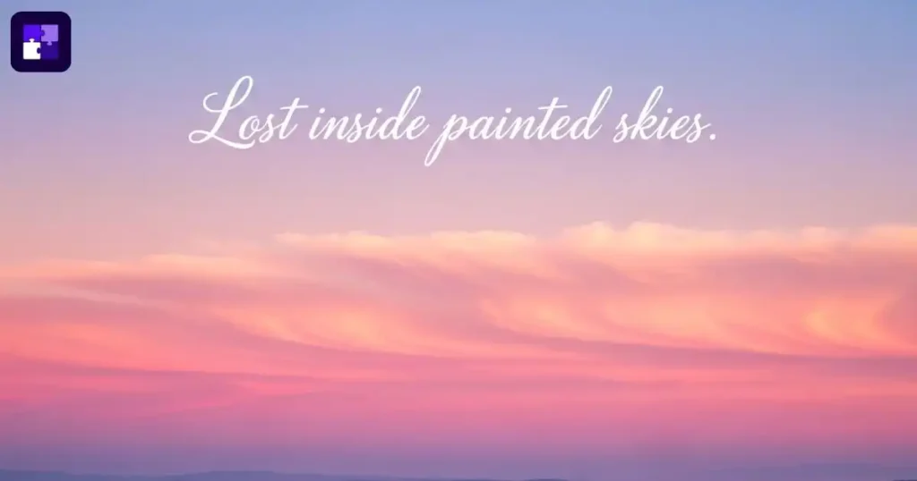 Aesthetic Sky Captions