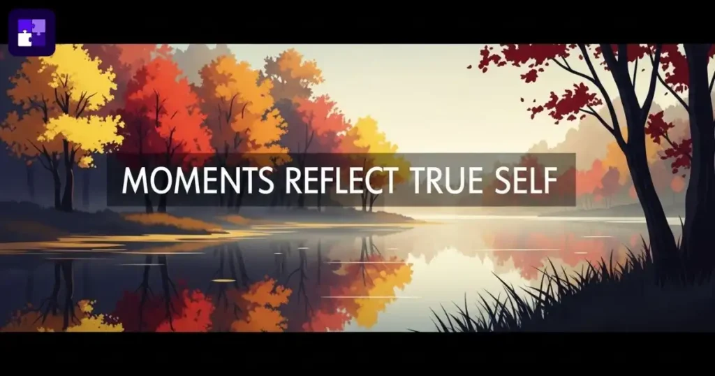 Reflective Lake Captions