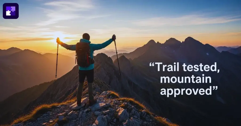 Strong Mountain Captions